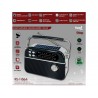 RADIO SOLAR VINTAGE NEGRA DIAL ANALOGICO AÑOS 60