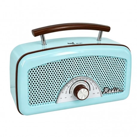 RADIO VINTAGE CON ASA DIAL ANALOGICO AÑOS 60