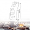 MINI CALEFACTOR ENCHUFE SIN CABLES BARDEI 400W