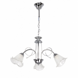 LAMPARA DE TECHO CROMO MARSELLA 3 luces cromada