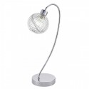 LÁMPARA PARA MESITA CROMO TULIPA DE CRISTAL ROLO