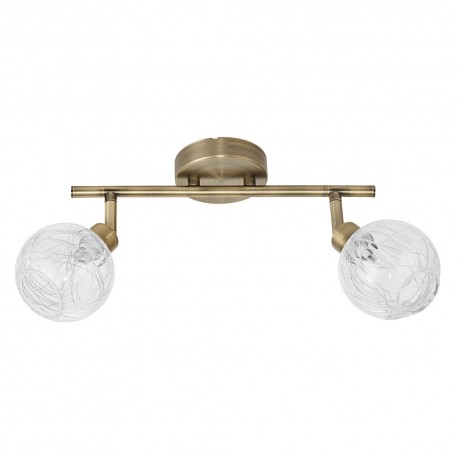 LÁMPARA DE TECHO PLANA CUERO ROLO. PLAFON DE TECHO