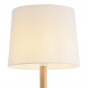 LÁMPARA DE PIE PARA SALÓN NORDIC NATURAL pantalla blanca. DE estilo nórdico, se adapta perfectamente a cualquier estancia, crean