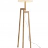 LÁMPARA DE PIE PARA SALÓN NORDIC NATURAL pantalla blanca. DE estilo nórdico, se adapta perfectamente a cualquier estancia, crean