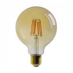 BOMBILLA LED VINTAGE ORO REGULABLE 8W 2300K 800LM