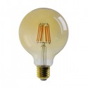 BOMBILLA LED VINTAGE REGULABLE ORO 8W 2300K 800LM 125mm